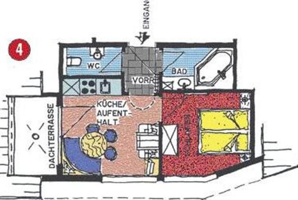 Appartement Laerchenhof سامنون الغرفة الصورة